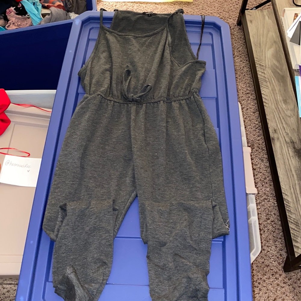 Gray Jumpsuit